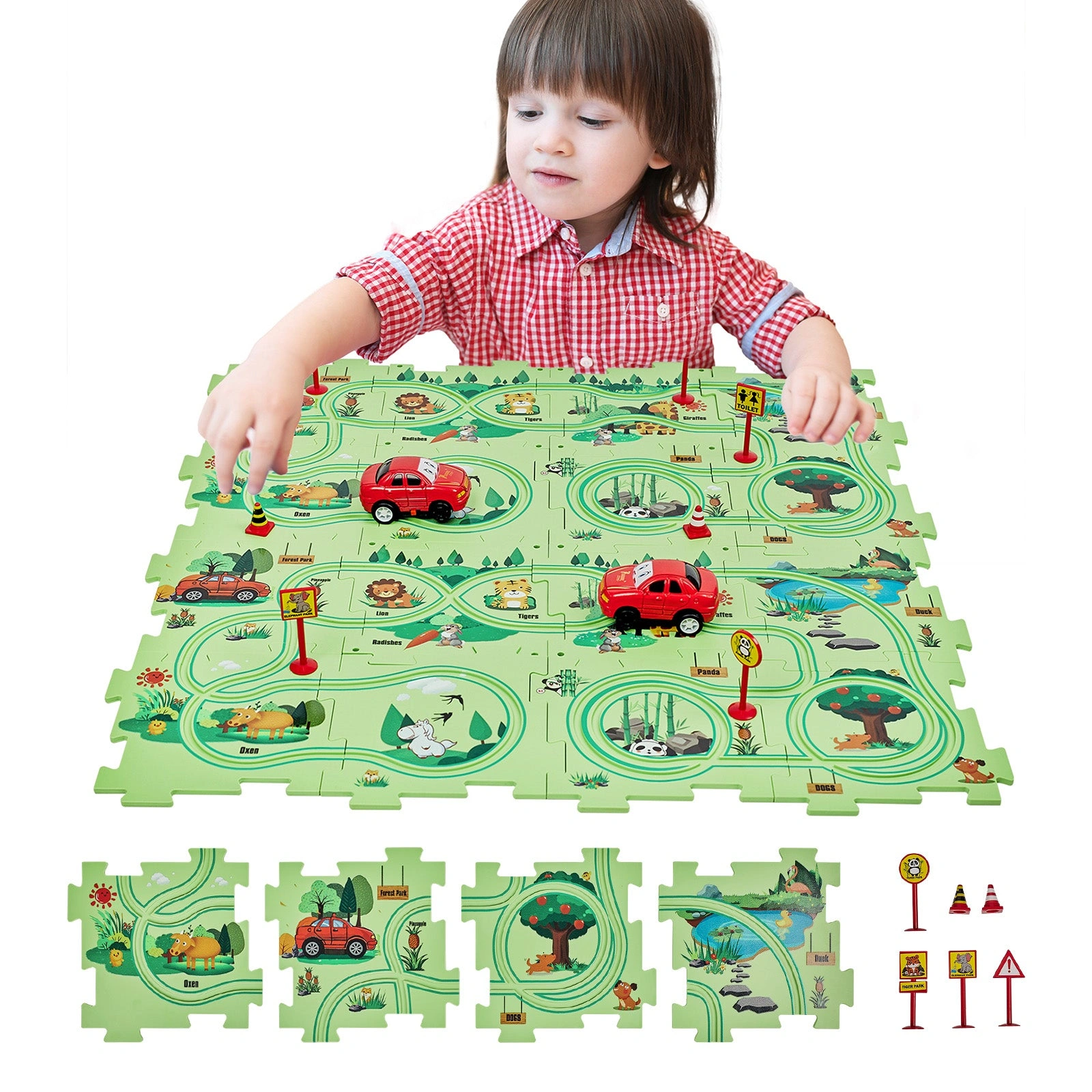 Little Hands Big Fun Forest Building Blocks STEM Toys